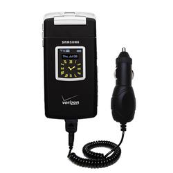 Gomadic Rapid Car / Auto Charger for the Samsung A990 - Brand w/ TipExchange Technology