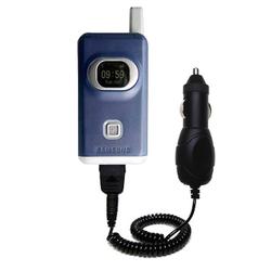 Gomadic Rapid Car / Auto Charger for the Samsung SGH-X400 - Brand w/ TipExchange Technology