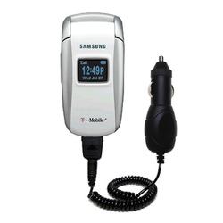 Gomadic Rapid Car / Auto Charger for the Samsung SGH-X495 - Brand w/ TipExchange Technology