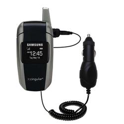 Gomadic Rapid Car / Auto Charger for the Samsung SGH-X506 - Brand w/ TipExchange Technology