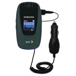 Gomadic Rapid Car / Auto Charger for the Samsung SPH-M510 - Brand w/ TipExchange Technology
