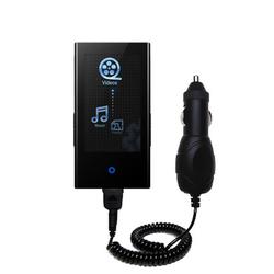 Gomadic Rapid Car / Auto Charger for the Samsung YP-P2QB - Brand w/ TipExchange Technology