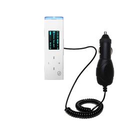 Gomadic Rapid Car / Auto Charger for the Samsung YP-U3JQG - Brand w/ TipExchange Technology