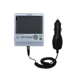 Gomadic Rapid Car / Auto Charger for the Samsung Yepp YH-999 - Brand w/ TipExchange Technology