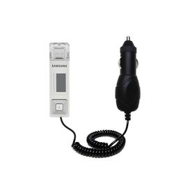 Gomadic Rapid Car / Auto Charger for the Samsung Yepp YP-U1H - Brand w/ TipExchange Technology