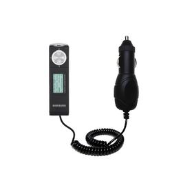 Gomadic Rapid Car / Auto Charger for the Samsung Yepp YP-U1V - Brand w/ TipExchange Technology