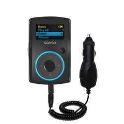 Gomadic Rapid Car / Auto Charger for the Sandisk Sansa Clip - Brand w/ TipExchange Technology