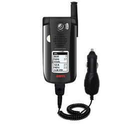 Gomadic Rapid Car / Auto Charger for the Sanyo MVP EV-DO - Brand w/ TipExchange Technology