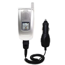 Gomadic Rapid Car / Auto Charger for the Sanyo RL-2500 - Brand w/ TipExchange Technology