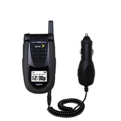 Gomadic Rapid Car / Auto Charger for the Sanyo SCP-7050 - Brand w/ TipExchange Technology