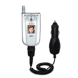 Gomadic Rapid Car / Auto Charger for the Sanyo SCP-8100 - Brand w/ TipExchange Technology