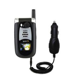 Gomadic Rapid Car / Auto Charger for the Sanyo SCP-8400 - Brand w/ TipExchange Technology