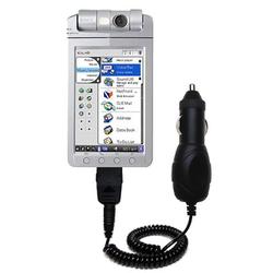 Gomadic Rapid Car / Auto Charger for the Sony Clie NX73V - Brand w/ TipExchange Technology