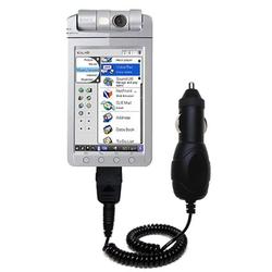 Gomadic Rapid Car / Auto Charger for the Sony Clie NX80V - Brand w/ TipExchange Technology
