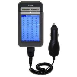 Gomadic Rapid Car / Auto Charger for the Sony Clie NZ90 - Brand w/ TipExchange Technology