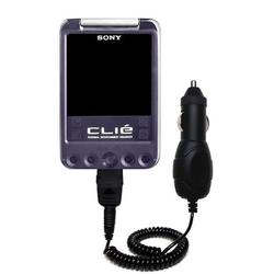Gomadic Rapid Car / Auto Charger for the Sony Clie SJ33 - Brand w/ TipExchange Technology