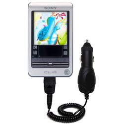 Gomadic Rapid Car / Auto Charger for the Sony Clie T400 - Brand w/ TipExchange Technology