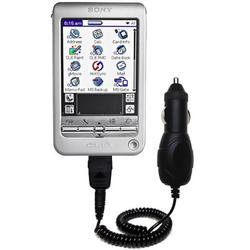 Gomadic Rapid Car / Auto Charger for the Sony Clie T650C - Brand w/ TipExchange Technology