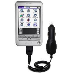 Gomadic Rapid Car / Auto Charger for the Sony Clie T665C - Brand w/ TipExchange Technology