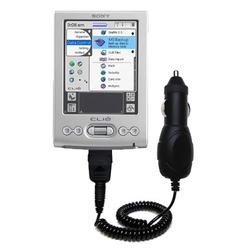 Gomadic Rapid Car / Auto Charger for the Sony Clie TJ25 - Brand w/ TipExchange Technology