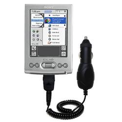 Gomadic Rapid Car / Auto Charger for the Sony Clie TJ35 - Brand w/ TipExchange Technology