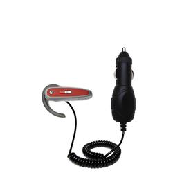 Gomadic Rapid Car / Auto Charger for the Sony Ericsson HBH-600 - Brand w/ TipExchange Technology