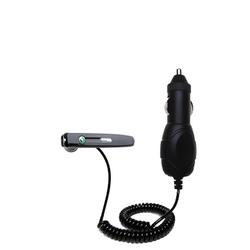 Gomadic Rapid Car / Auto Charger for the Sony Ericsson HBH-IV835 - Brand w/ TipExchange Technology