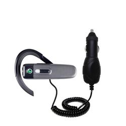 Gomadic Rapid Car / Auto Charger for the Sony Ericsson HBH-PV703 - Brand w/ TipExchange Technology