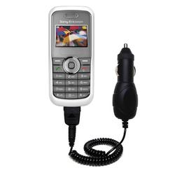 Gomadic Rapid Car / Auto Charger for the Sony Ericsson J100a - Brand w/ TipExchange Technology