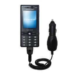 Gomadic Rapid Car / Auto Charger for the Sony Ericsson K818c - Brand w/ TipExchange Technology
