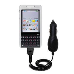 Gomadic Rapid Car / Auto Charger for the Sony Ericsson P1c - Brand w/ TipExchange Technology