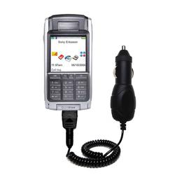Gomadic Rapid Car / Auto Charger for the Sony Ericsson P910a - Brand w/ TipExchange Technology