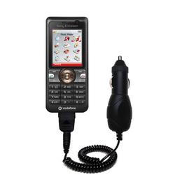 Gomadic Rapid Car / Auto Charger for the Sony Ericsson V630i - Brand w/ TipExchange Technology