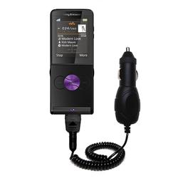 Gomadic Rapid Car / Auto Charger for the Sony Ericsson W350a - Brand w/ TipExchange Technology