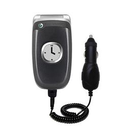 Gomadic Rapid Car / Auto Charger for the Sony Ericsson Z600 - Brand w/ TipExchange Technology