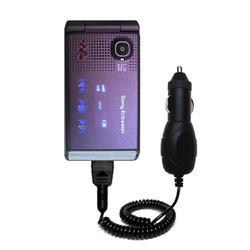 Gomadic Rapid Car / Auto Charger for the Sony Ericsson w380c - Brand w/ TipExchange Technology