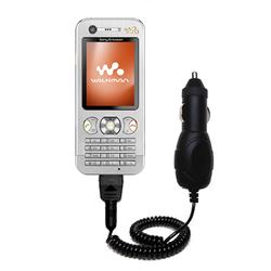 Gomadic Rapid Car / Auto Charger for the Sony Ericsson w890c - Brand w/ TipExchange Technology