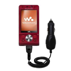 Gomadic Rapid Car / Auto Charger for the Sony Ericsson w910i - Brand w/ TipExchange Technology
