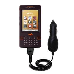 Gomadic Rapid Car / Auto Charger for the Sony Ericsson w950c - Brand w/ TipExchange Technology
