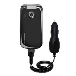 Gomadic Rapid Car / Auto Charger for the Sony Ericsson z610i - Brand w/ TipExchange Technology