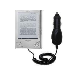Gomadic Rapid Car / Auto Charger for the Sony Reader PRS-505 - Brand w/ TipExchange Technology