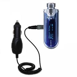 Gomadic Rapid Car / Auto Charger for the Sony Walkman NW-E405 - Brand w/ TipExchange Technology