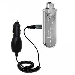 Gomadic Rapid Car / Auto Charger for the Sony Walkman NW-E507 - Brand w/ TipExchange Technology