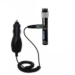 Gomadic Rapid Car / Auto Charger for the Sony Walkman NW-S205F - Brand w/ TipExchange Technology