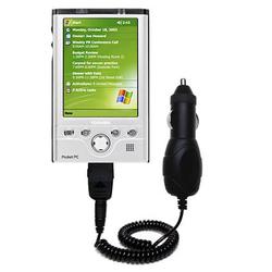 Gomadic Rapid Car / Auto Charger for the Toshiba e750 - Brand w/ TipExchange Technology
