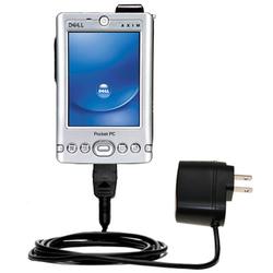 Gomadic Rapid Wall / AC Charger for the Dell Axim x3i - Brand w/ TipExchange Technology