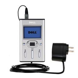 Gomadic Rapid Wall / AC Charger for the Dell Pocket DJ 20GB - Brand w/ TipExchange Technology