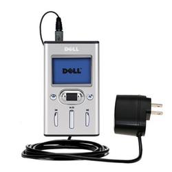 Gomadic Rapid Wall / AC Charger for the Dell Pocket DJ 5GB - Brand w/ TipExchange Technology