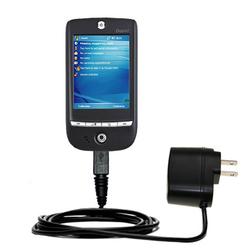 Gomadic Rapid Wall / AC Charger for the Dopod P100 - Brand w/ TipExchange Technology