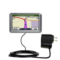 Gomadic Rapid Wall / AC Charger for the Garmin Nuvi 250 - Brand w/ TipExchange Technology